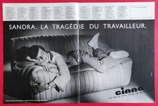 PUBLICITE DE PRESSE: Meuble Canapé CINNA  Produit de Beauté Crême ORLANE - 1981