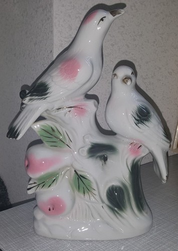 Oiseaux porcelaine ancien - porcelaine,
