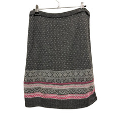 Jupe Tricoté Uniqlo M Gris