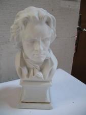 BEETHOVEN Ancien Buste  BEETHOVEN Porcelaine de Limoges France
