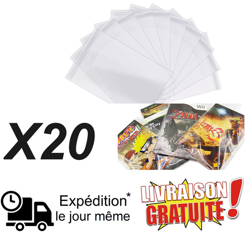 Lot x20 pochettes notice jeux - notice,