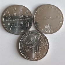 LOT 3 PIÈCES PORTUGAL 2,5€ EUROS 2015-2016-2022