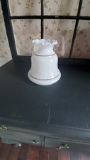 Vintage Milk Glass Oil Lamp