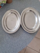 lot de 2 plats ovale plat en