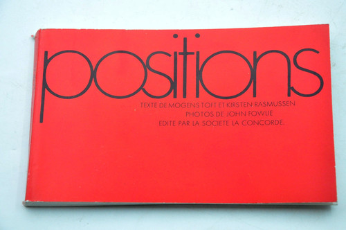 Ancien livre positions - livre, de