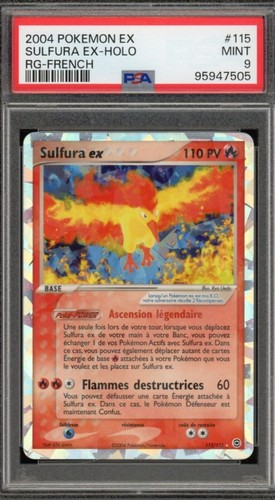 Carte pokémon sulfura - carte,