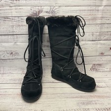 Tecnica Moon Boot Black Suede