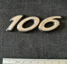 LOGO PEUGEOT 106 .ORIGINE MONOGRAMME  INSIGNE SIGLES