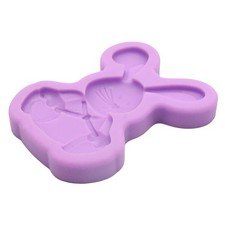 2pcs Moules de boulangerie de chocolat DIY Moules de chocolat Supplies (violet)