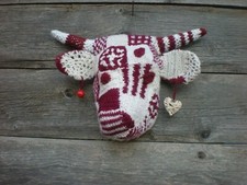 papier mâché Tête de vache