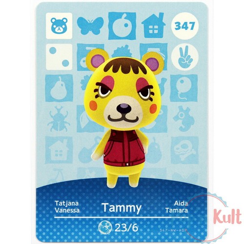 Carte amiibo animal - animal, crossing