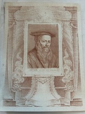 Portrait De Conrad Gesner (1516-1565), Médecin Et Naturalista Suisse