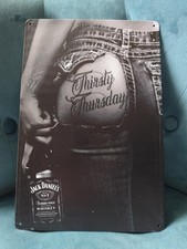 Plaque métal whisky Jack