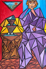 Grand tableau portrait