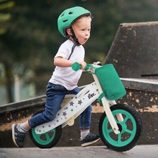 Vélo d'apprentissage pour enfants plus 2 ans vélo en bois vert vélo d'équilibre