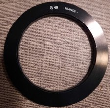 Bague 49 MM pour adapter un porte filtre Serie P COKIN sur objectif , très bon 