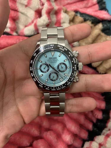 Stainless steel chronograph - steel,