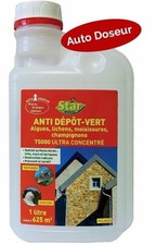 Anti depots verts mousses algues 1 L pour 625 M2 mur toiture façade terrasse STA