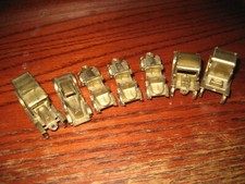 jouets publicitaires ducs lot de 7 vehicules bon etat