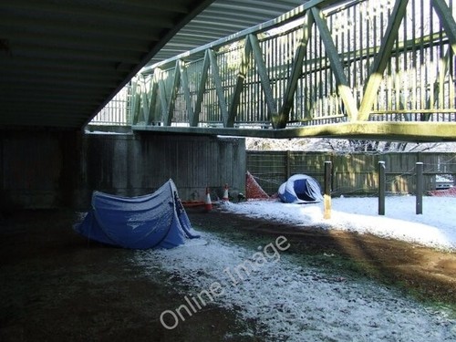 Photo 6x4 abandoned tents - 6x4,