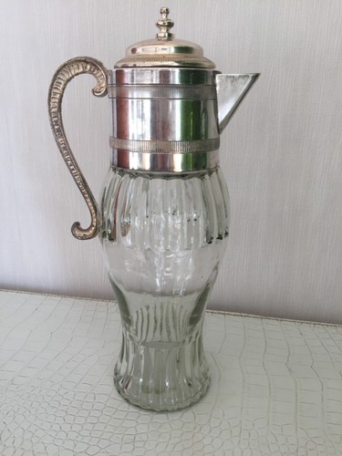 Ancienne aiguière verre et - aiguière,