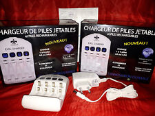 Lot de 2 Chargeurs de piles