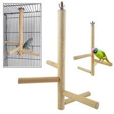 Accessoires cage à oiseaux bâton perchoir en bois support pour perroquets et t