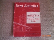 LIVRET  ENTRETIEN   TRACTEUR