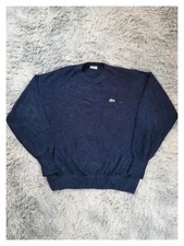 Lacoste pull col rond bleu