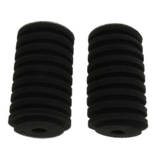 2pcs Eponges à Equiper Entrée d' Aquarium Cylindre  éponge Pad Aquariophilie