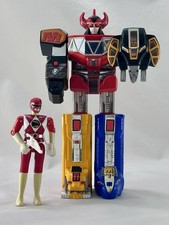Megazord Poing Fist ST Power Rangers + Ranger Rouge Bandai 1991/93 Super Sentai