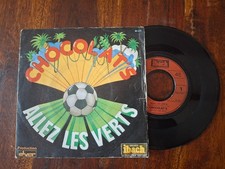 Disque vinyle 45 tours - Allez les verts - Football Saint Étienne 1976