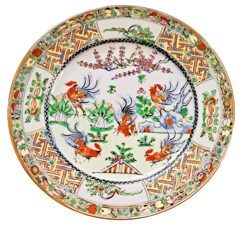 Ancienne assiette - , en