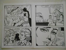 Elvifrance 4 planches originales  1986) Alfio Consoli  Attualita  Proibita