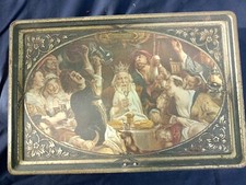 Boite Tôle Lithographie Gâteau Alsa Nancy