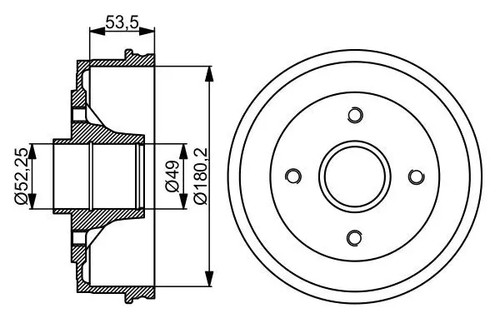 Tambour frein essieu - frein,