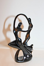 figurine abstraite  couple de