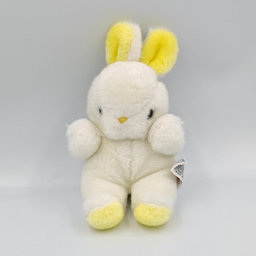 Ancienne peluche lapin blanc