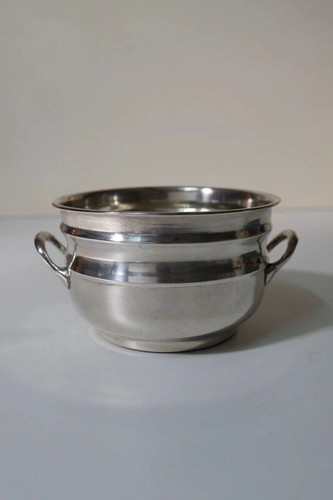 Coupe métal argenté - argenté, vintage