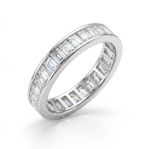 Baguette eternity band - baguette,