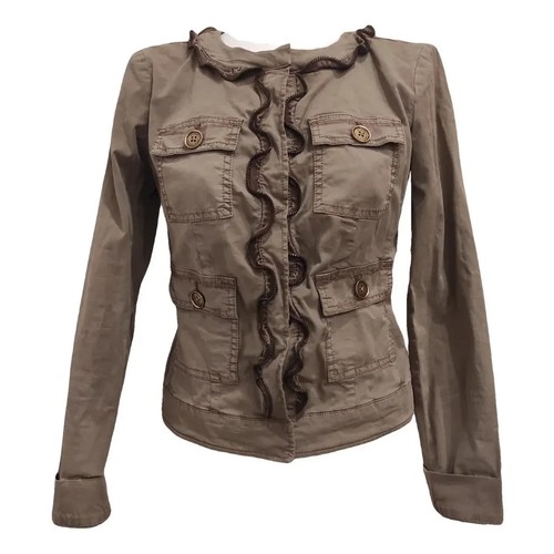 Veste blazer coton taupe - blazer, en