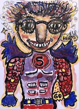 Tableau peinture Humour Super