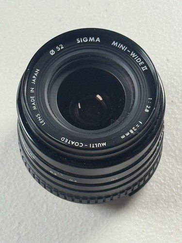Objectif sigma 8 mini - objectif, 28