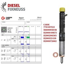 Injecteur Renault Kangoo Scenic 1,5 DCI EJBR01801A EJBR01801Z Delphi K9K702 1.5