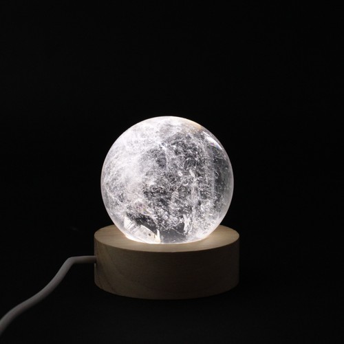 Sphère quartz clair avec - cm,