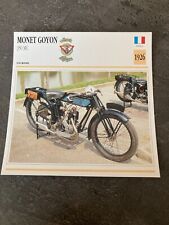 CARTE FICHE MOTO collection