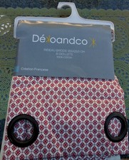 rideaux ou double rideaux  neuf étiquette fabrication française 135 cm x 250 cm