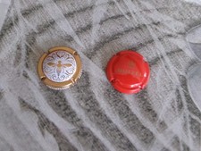 2 muselets  capsules champagne