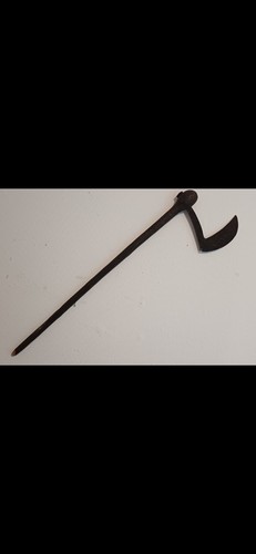 Rare hache guerre décorée - hache, de