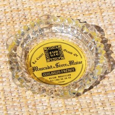 Cendrier publicitaire vintage / Guilbaud Frères / Muscadet de Sèvre & Maine